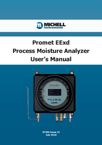 Thumbnail of document Manual - PT-MON Explosion proof moisture analyzer